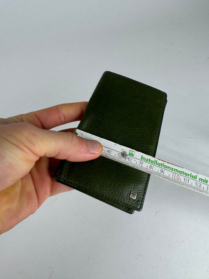 Vintage Givenchy Leather Card Holder Green