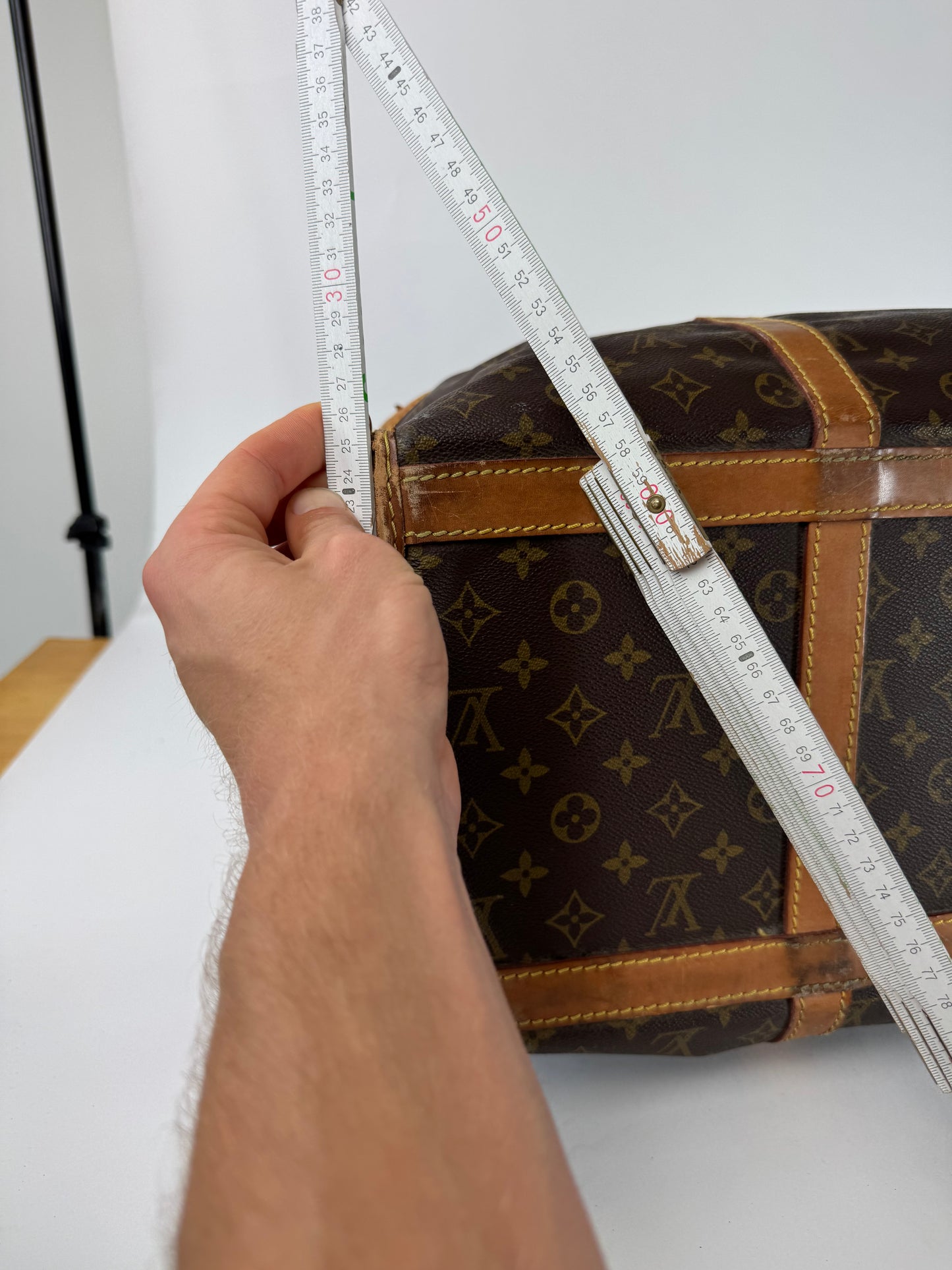 Vintage Louis Vuitton Duffel Bag Weekender Bag Monogram