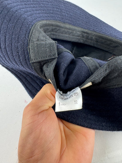 Vintage Pleats Please Wool Hat Marine