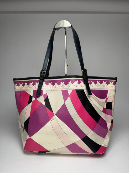 Vintage Emilio Pucci Leather Shopper