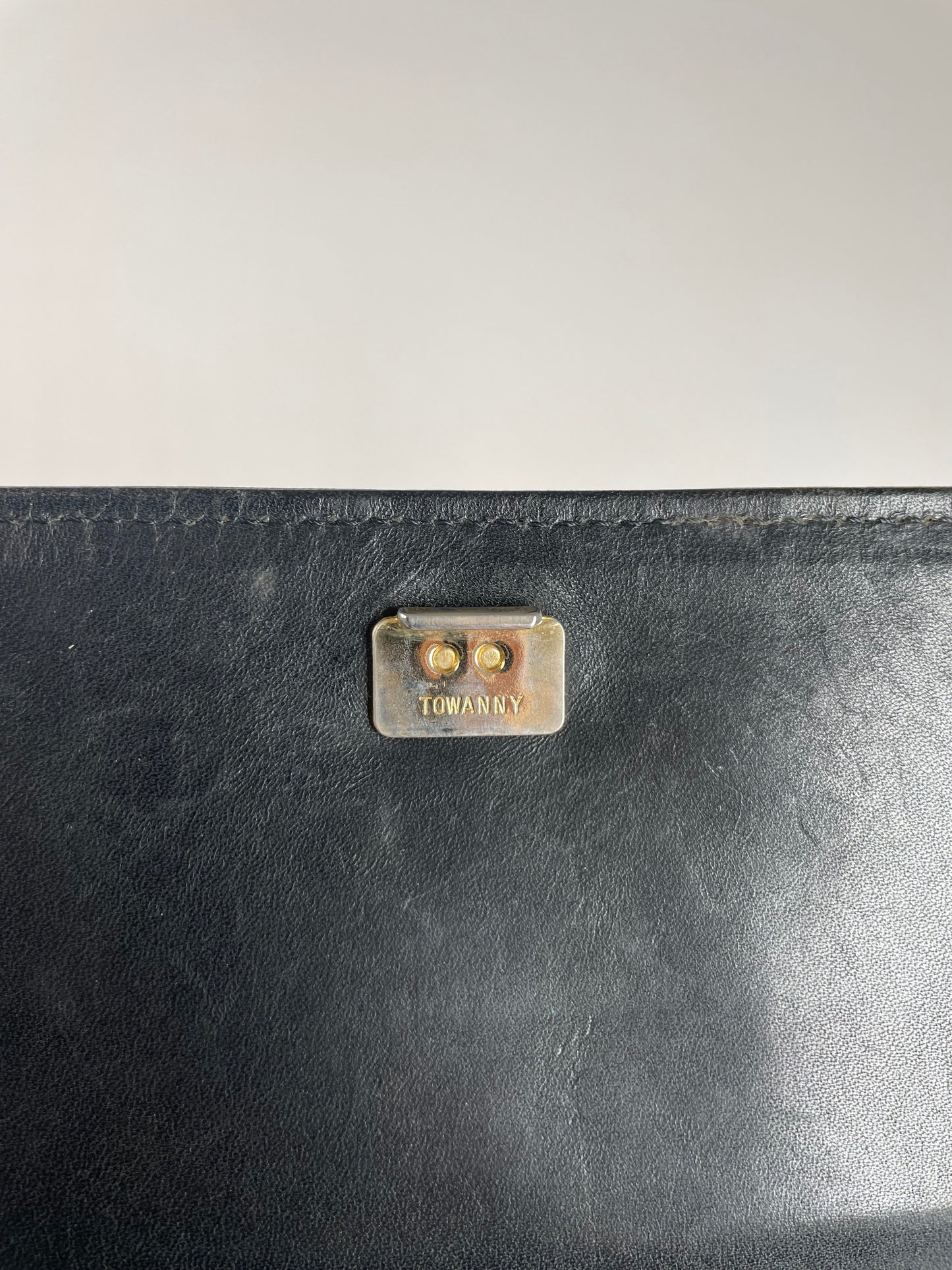 Vintage Givenchy GV3 Leather Clutch Black