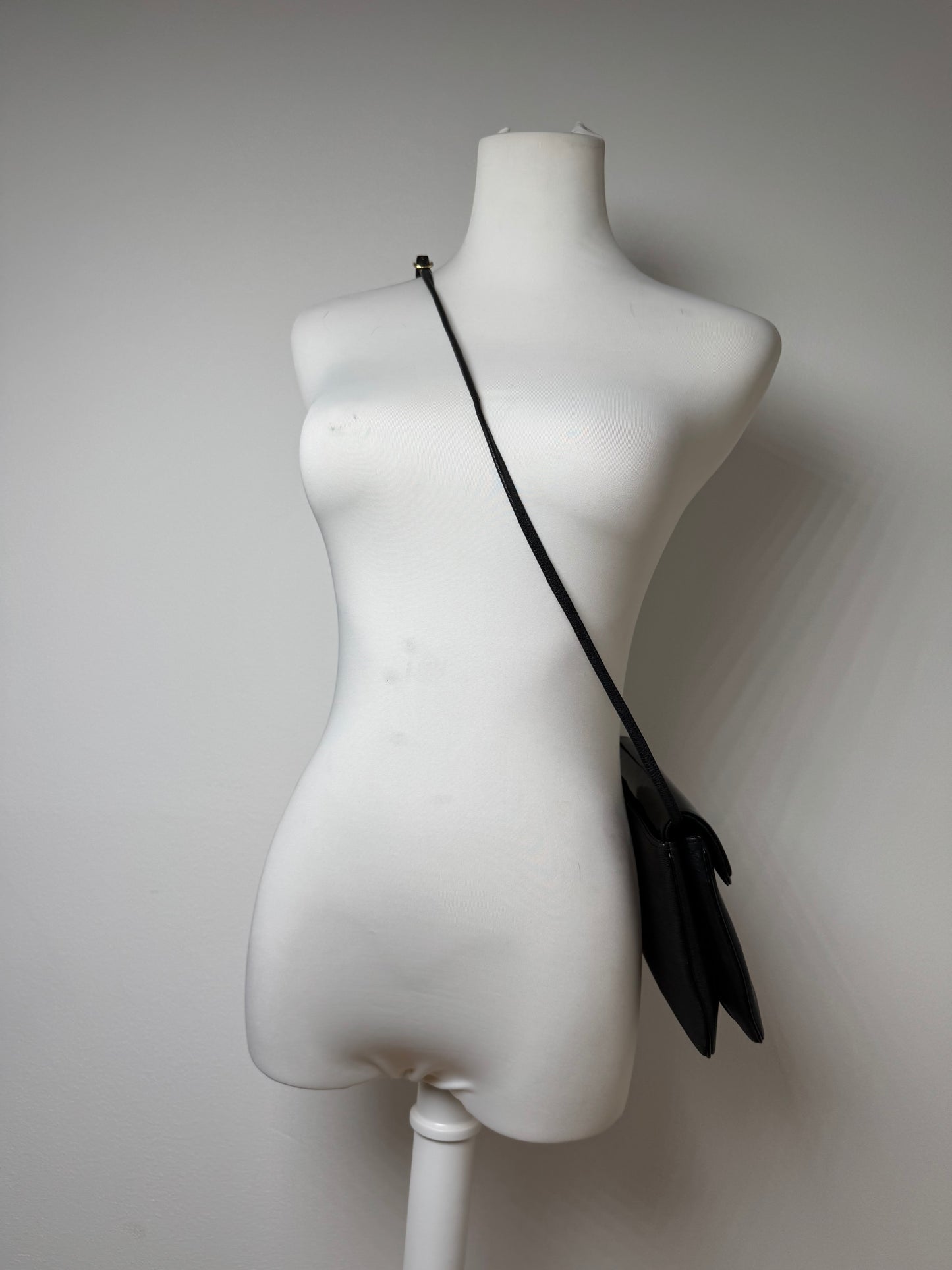 Vintage Givenchy 4G Patent Leather Bag Black