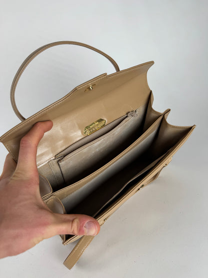 Vintage Givenchy 4G leather Bag caramel Brown