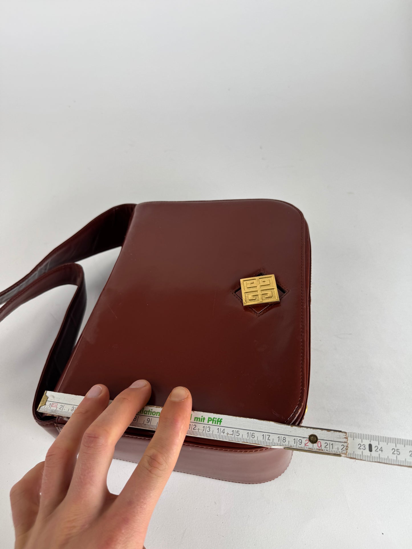 Vintage Givenchy 4G Leather Bag Brown