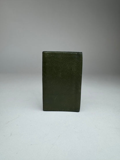 Vintage Givenchy Leather Card Holder Green