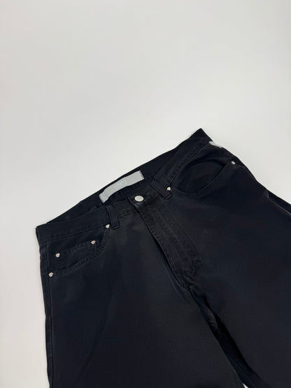Vintage Versace Nylon Pants Black 48/M