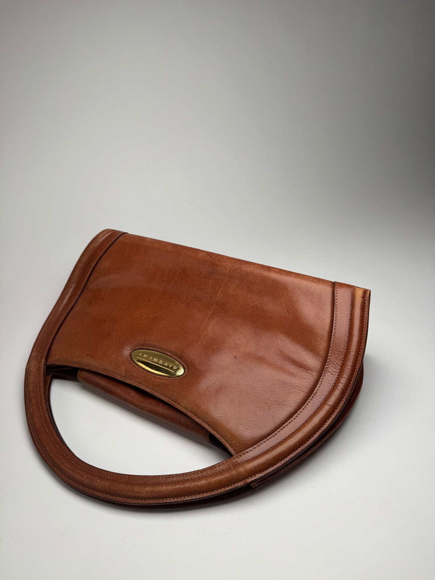 Vintage Givenchy Antigona Leather Bag Brown