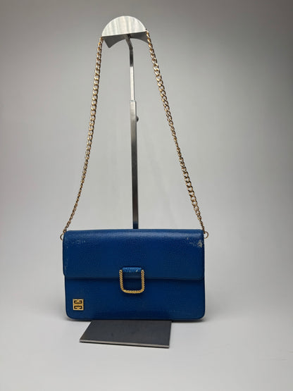 Vintage Givenchy 4G leather Bag Blue