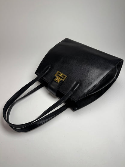 Vintage  Givenchy 4G Leather Bag Black