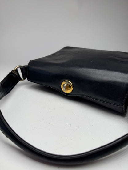 Vintage Gucci Leather Bag Black