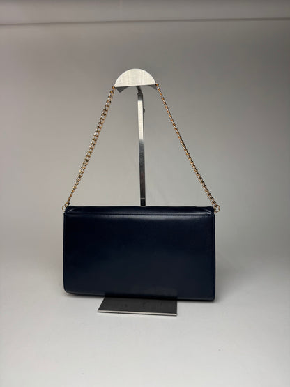 Vintage Givenchy 4G Leather Bag Navy