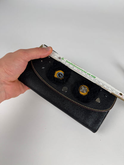 Vintage Coach Leather Wallet Black