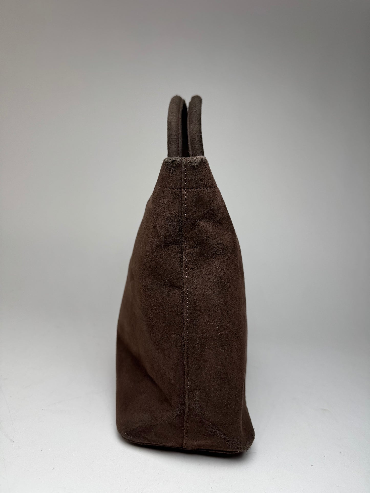 Vintage Balenciaga Suede Bag Brown