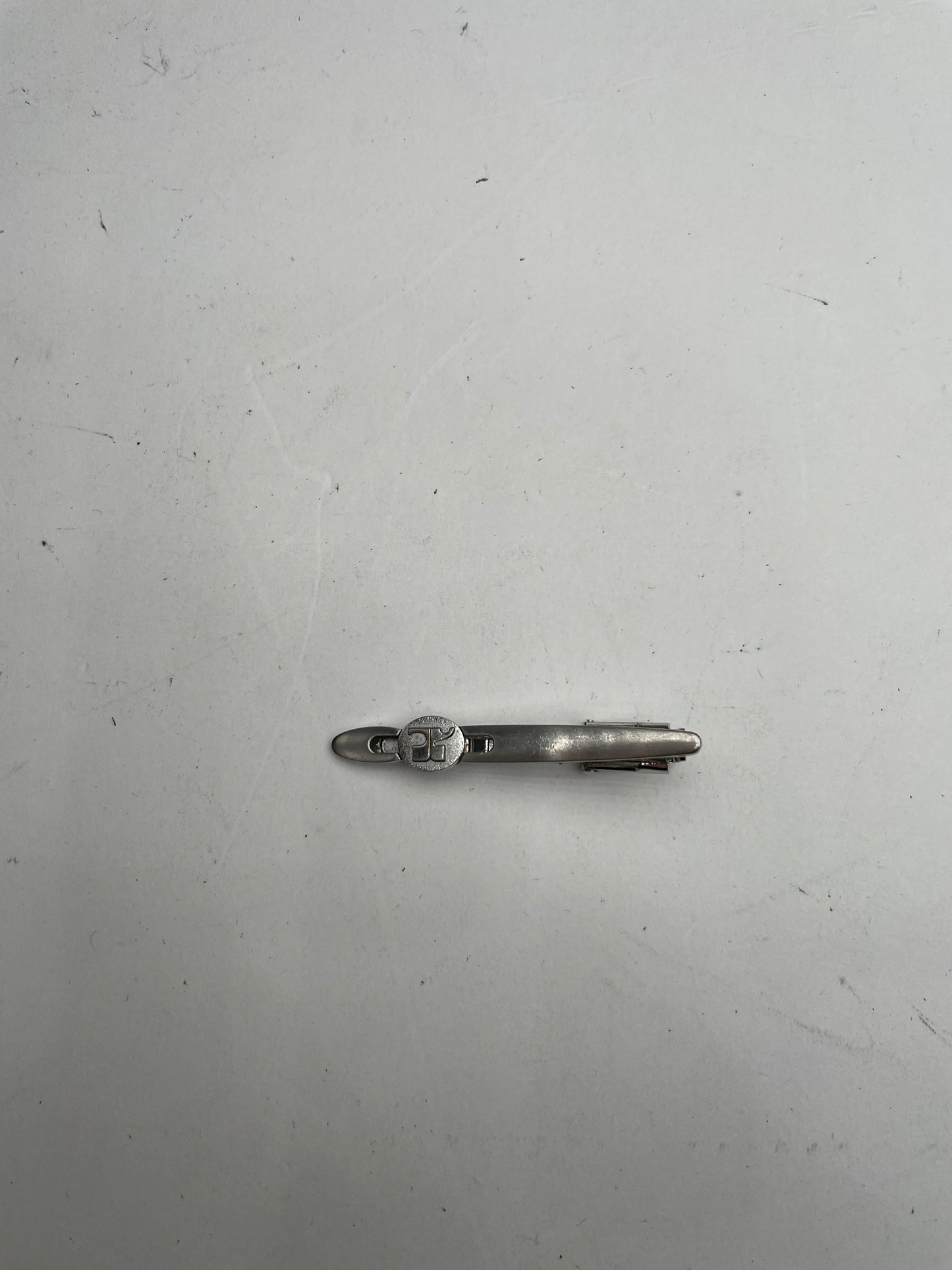 Vintage Courreges Tie / Money Clamp Silver