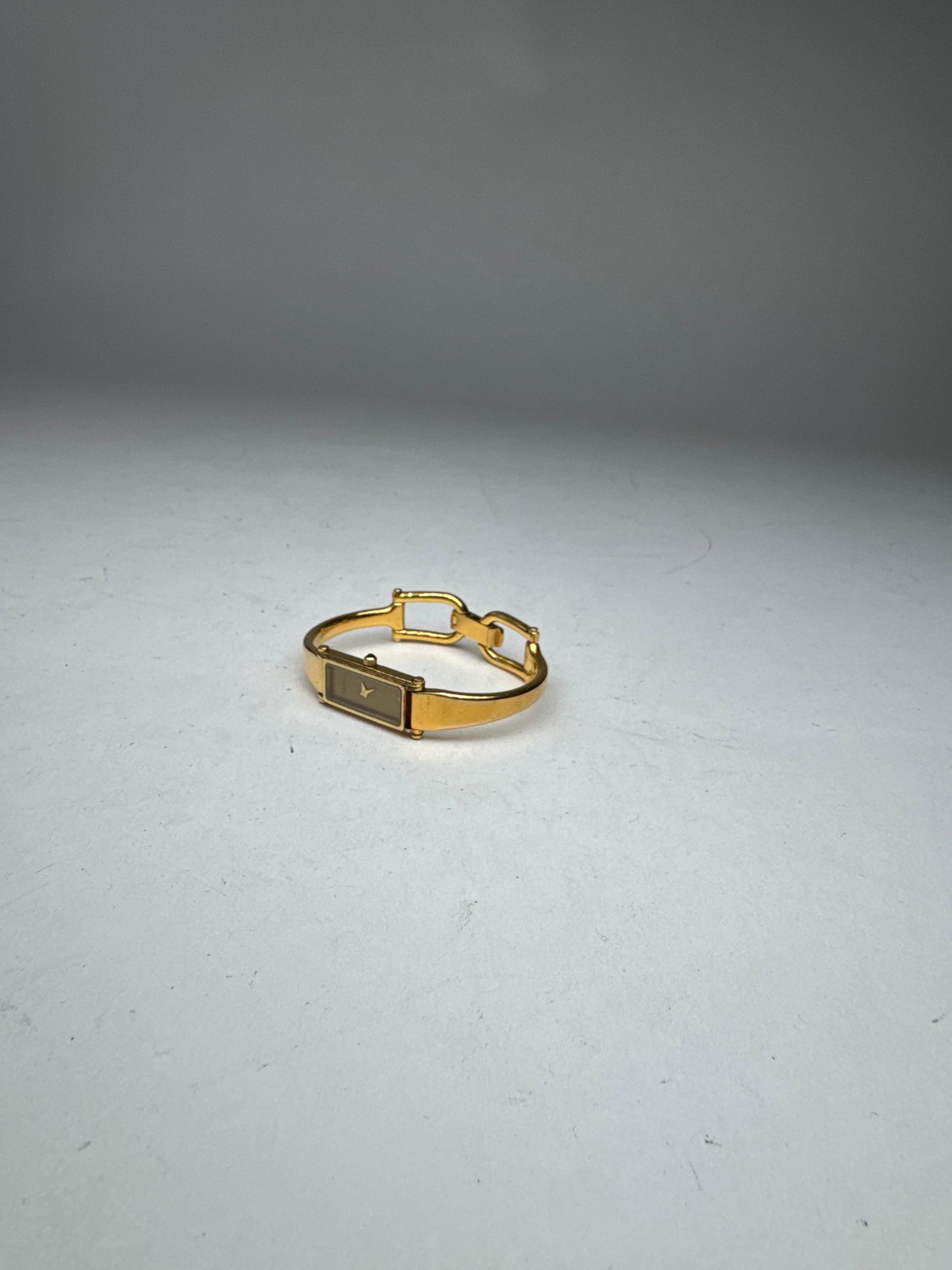 Vintage Gucci Horsebit Watch steel golden