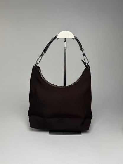 Vintage Gucci Canvas Bag Brown