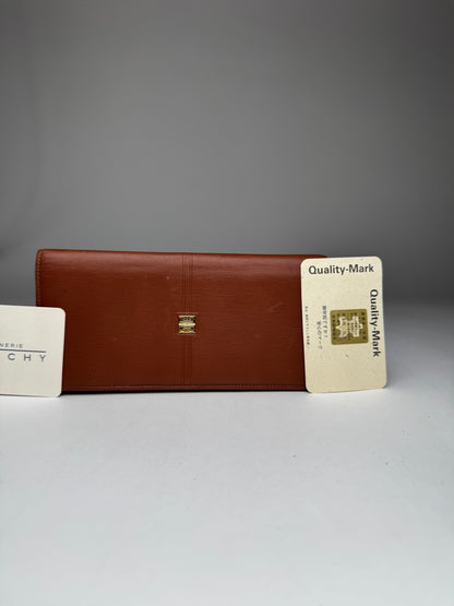 Vintage Givenchy Leather card holder / ID Holder Brown