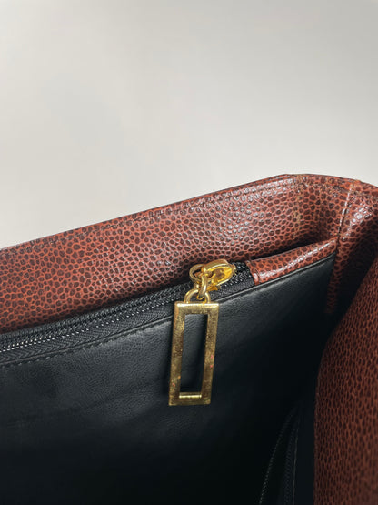 Vintage Givenchy Antigona Leather Shopper Bag Brown