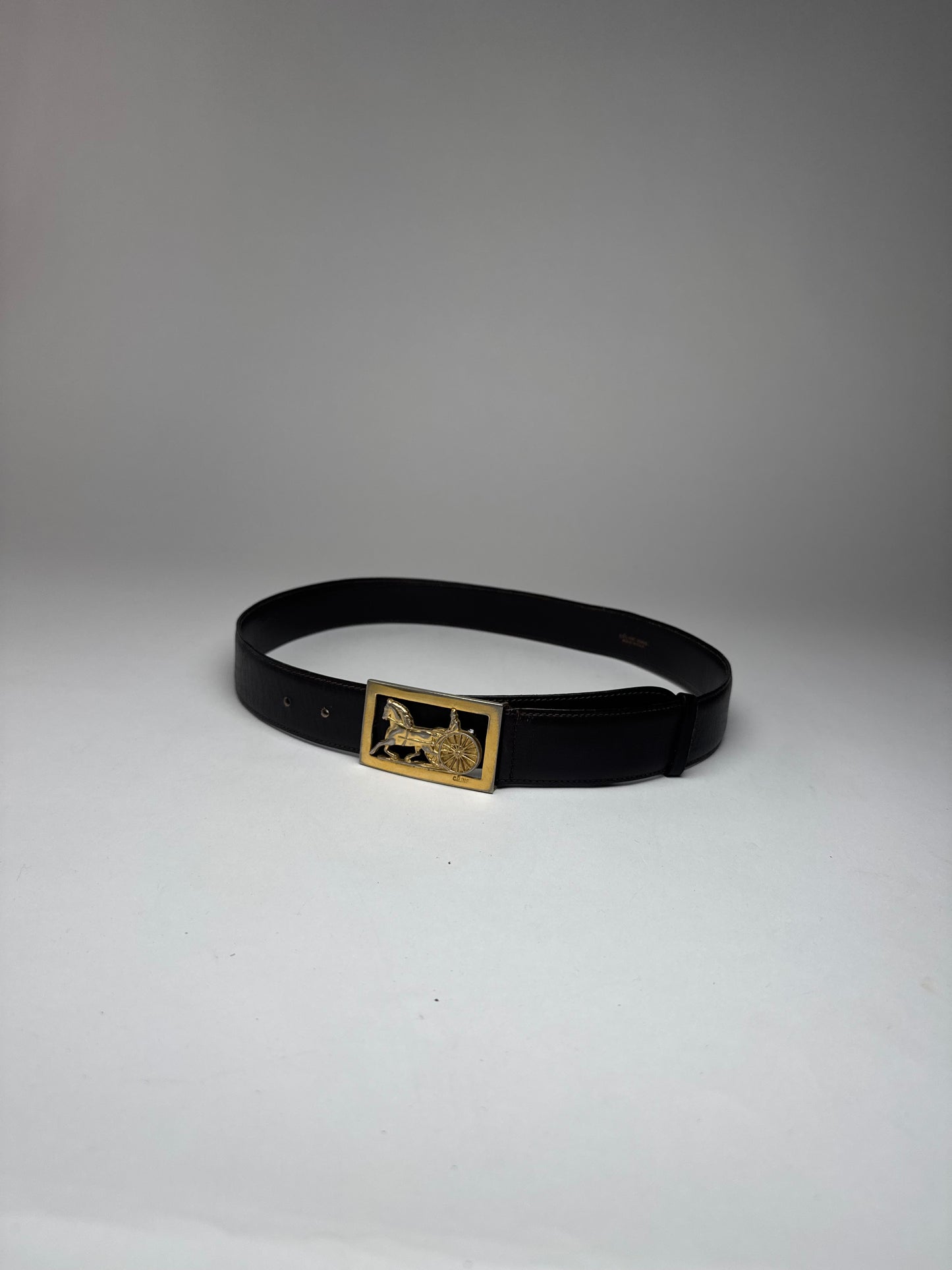 Vintage Celine Paris Leather Belt