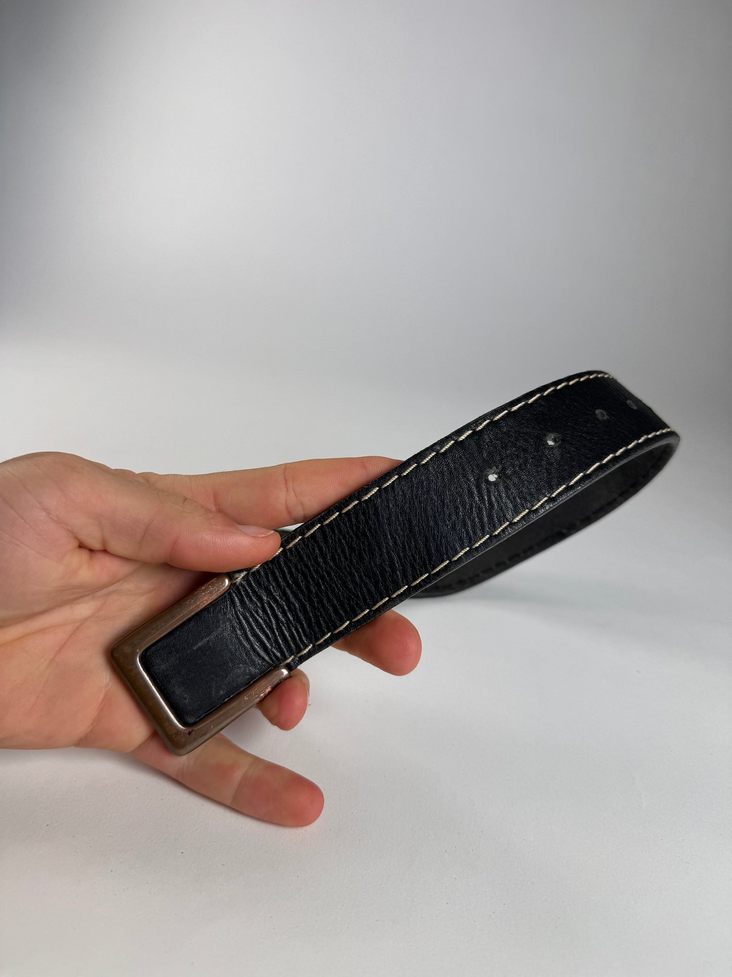 Vintage Jean Paul Gaultier Leather Belt Brown