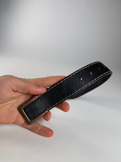 Vintage Jean Paul Gaultier Leather Belt Brown