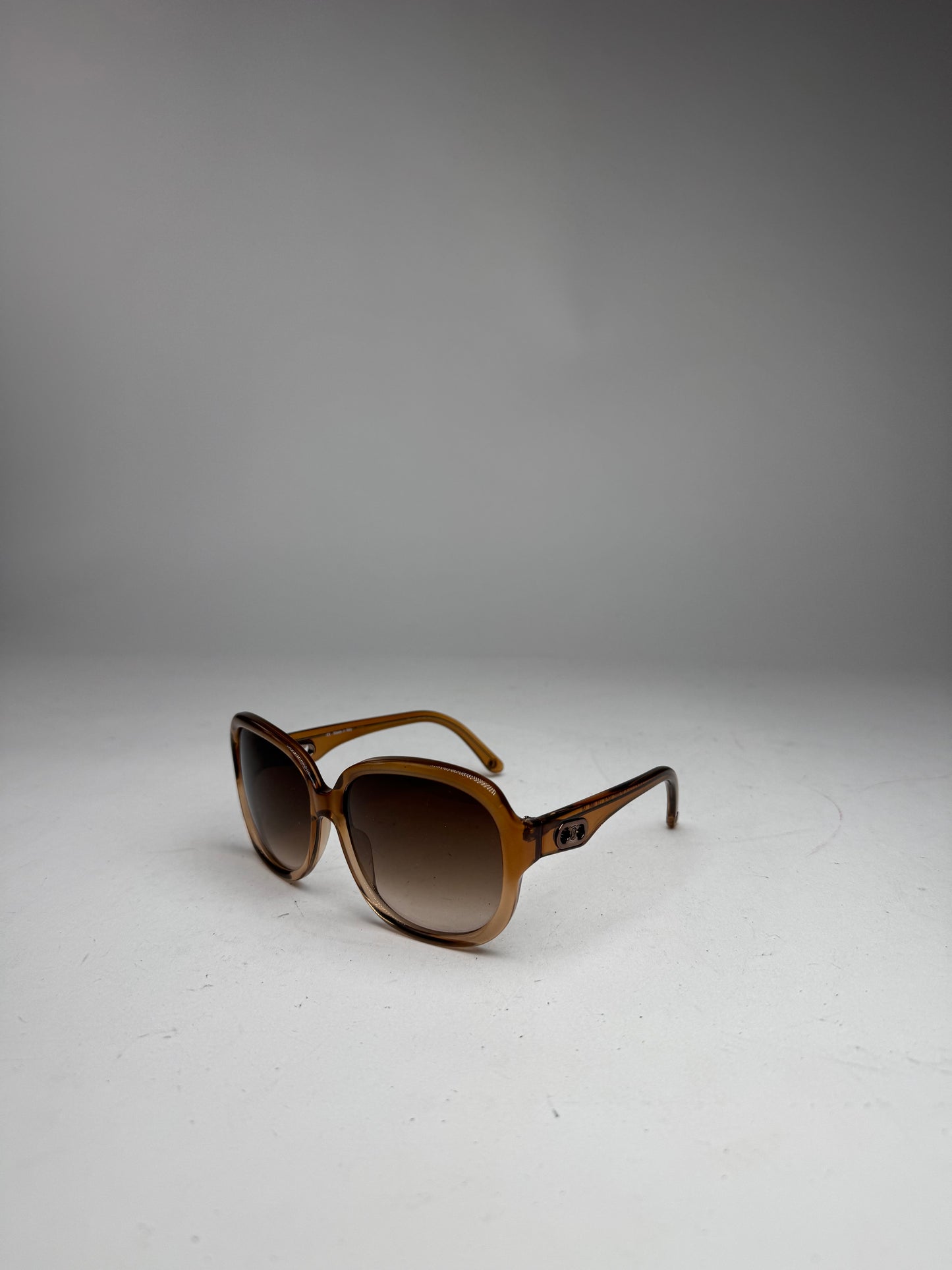 Vintage Celine Paris Oversized sunglasses Brown