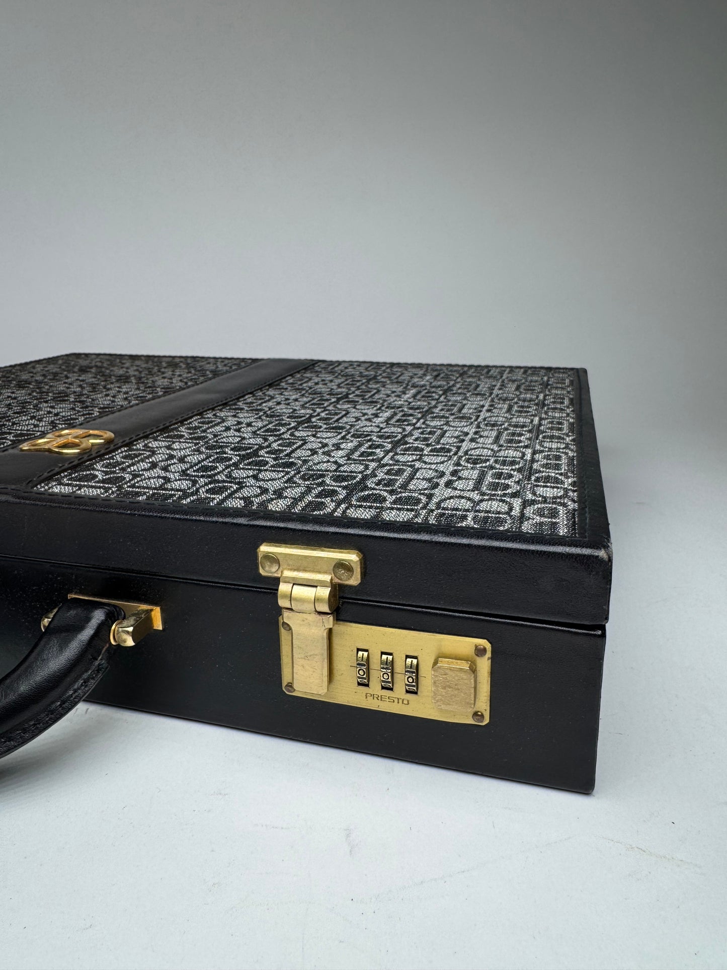 Vintage 70s Balenciaga Monogram Suitcase