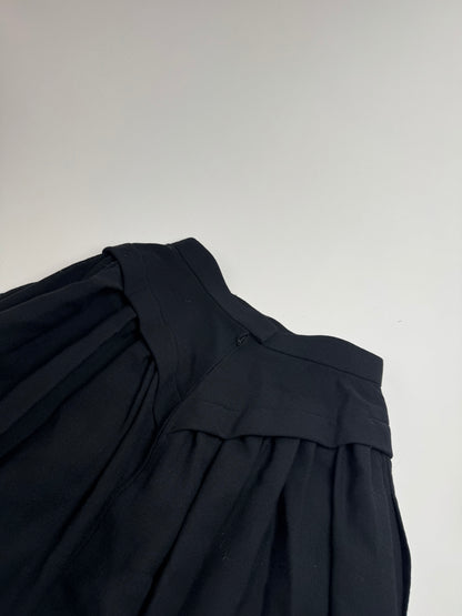 Vintage Dior Wool Skirt black M