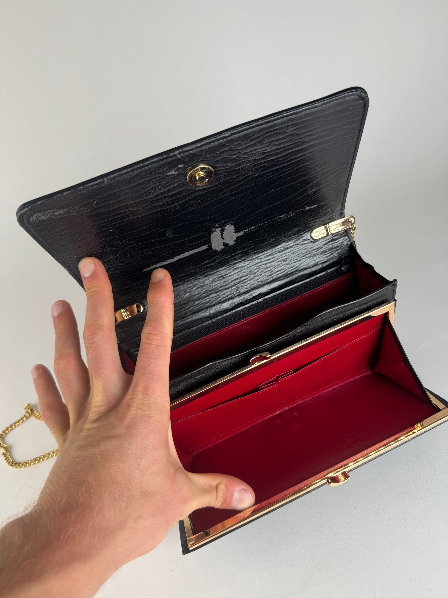 Vintage  Givenchy 4G bag black