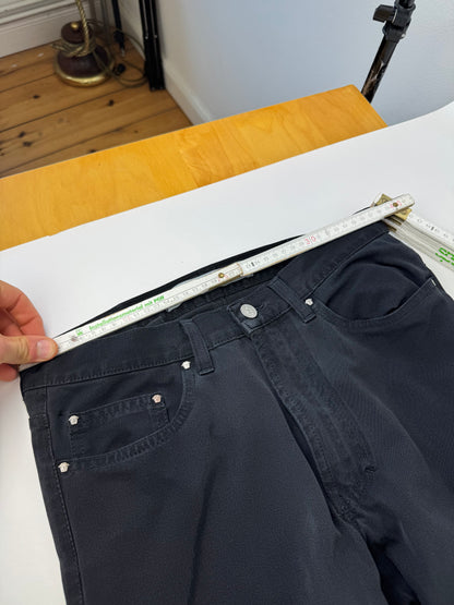 Vintage Versace Nylon Pants Black 48/M