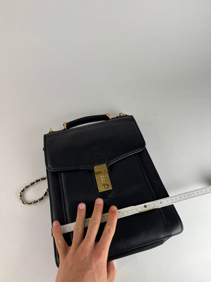 Vintage Balenciaga City Leather Bag Black