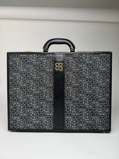 Vintage 70s Balenciaga Monogram Suitcase