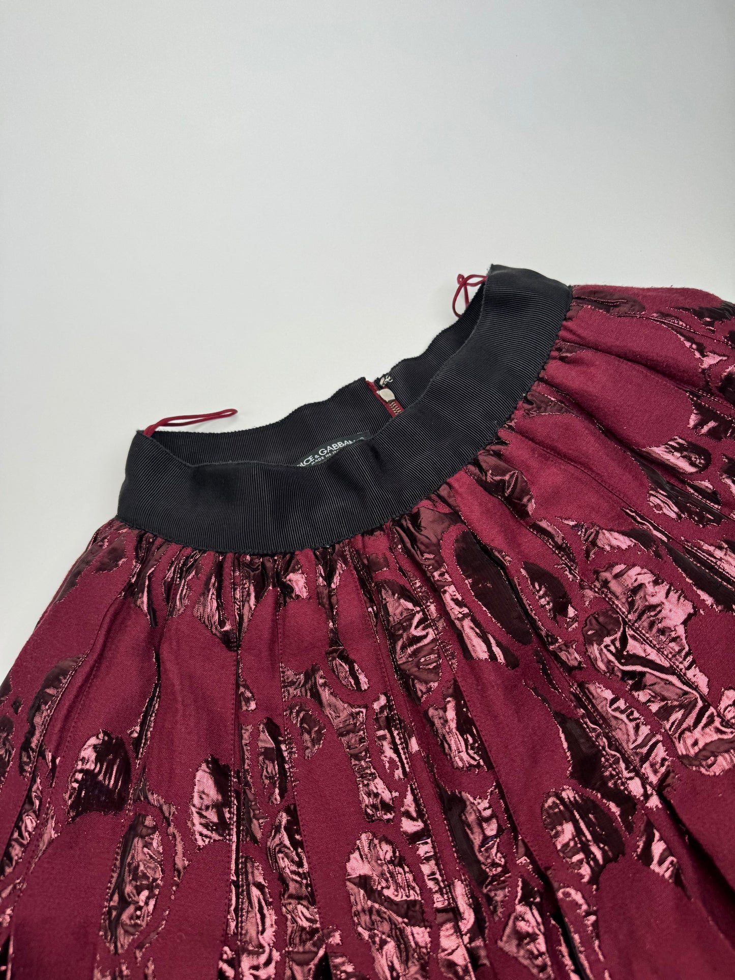 Vintage Dolce & Gabbana Special Edition Skirt purple/black 40/L