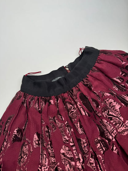 Vintage Dolce & Gabbana Special Edition Skirt purple/black 40/L