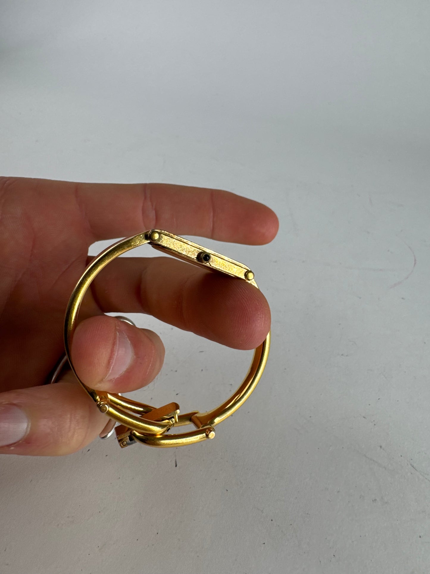 Vintage Gucci Horsebit Watch steel golden