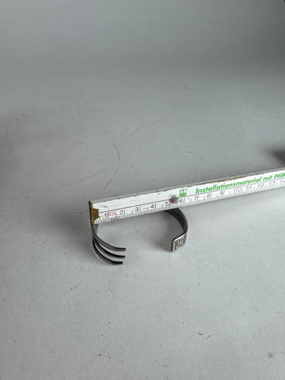 Vintage  Givenchy Steel Fork bracelet silver