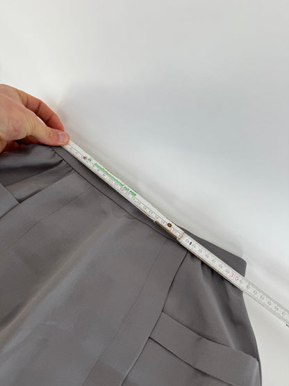 Vintage Dior Wool Skirt Grey M