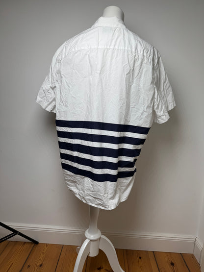 Acne Studios Summer Shirt White Navy Striped 52/L