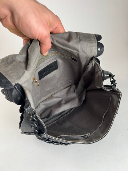 Vintage Chloe Leather Shoulder Bag black