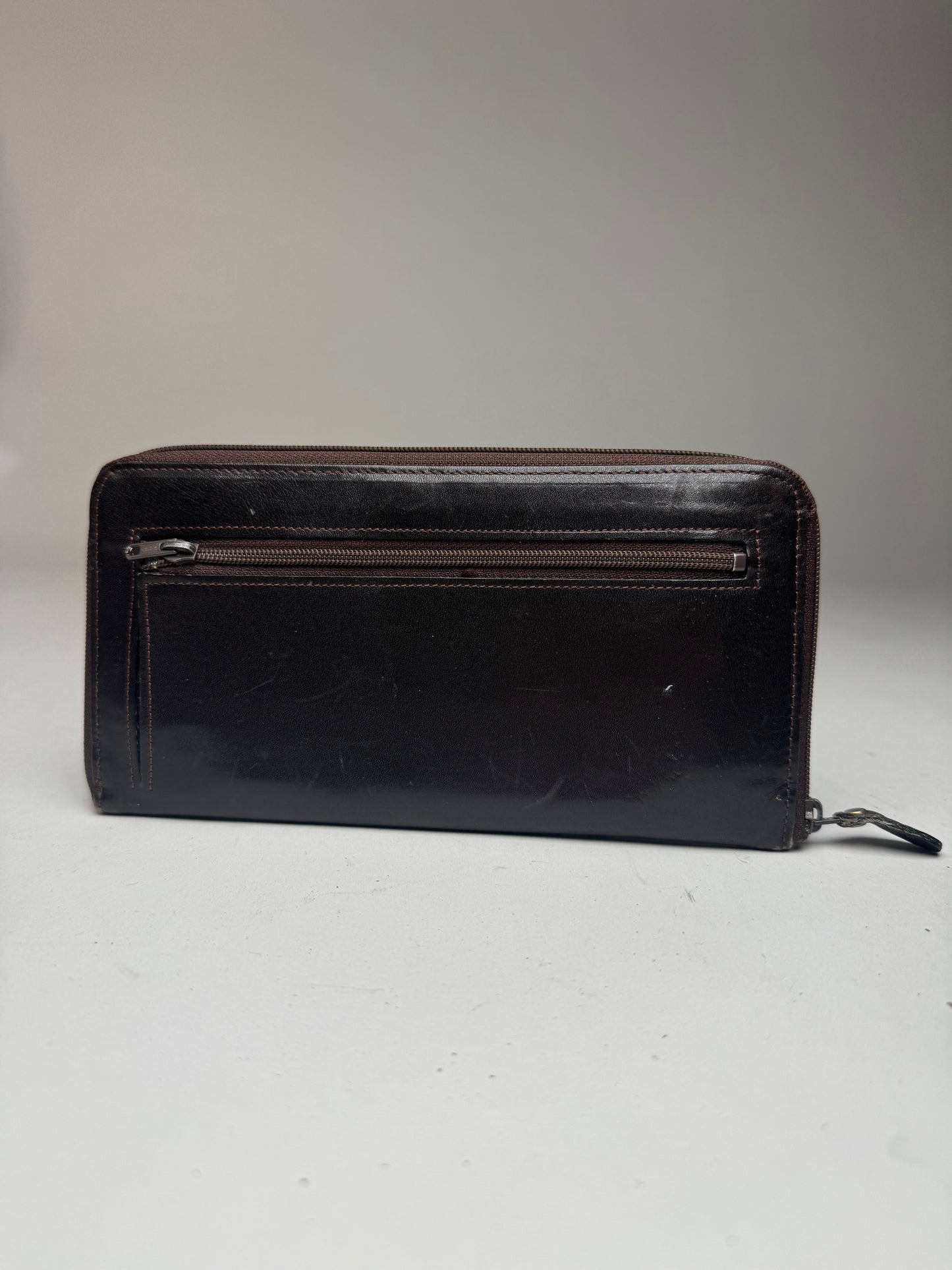 Vintage Givenchy Leather Wallet Brown