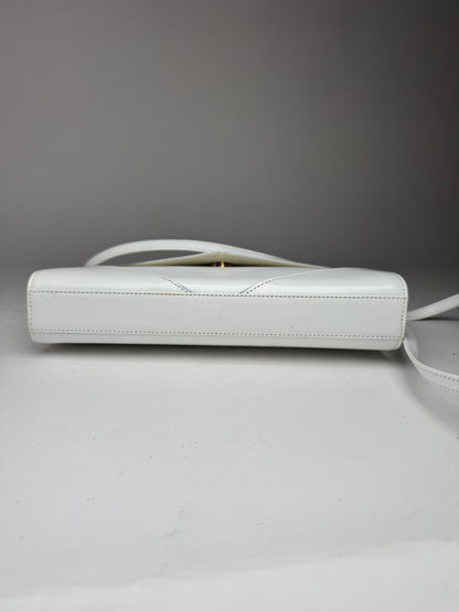 Vintage  Givenchy 4G Leather Bag White