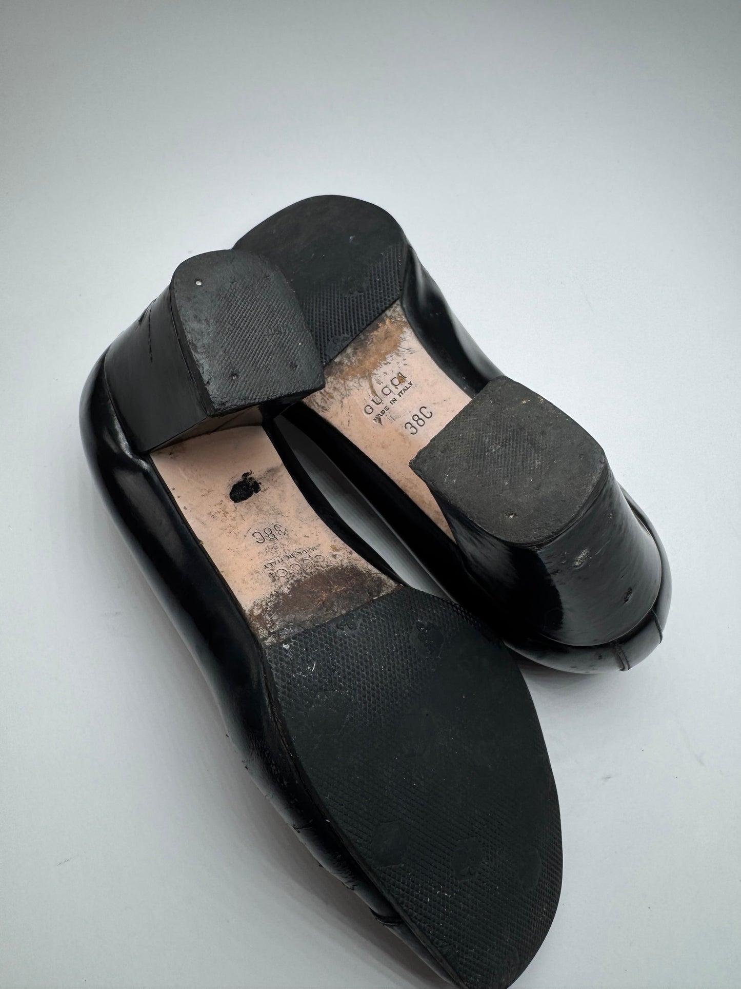 Vintage Gucci Patent Leather Pumps 37C black