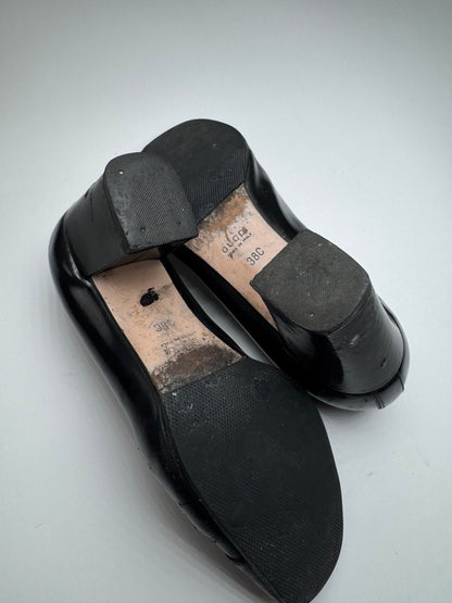Vintage Gucci Patent Leather Pumps 37C black