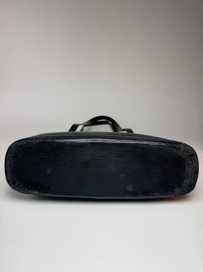 Vintage Louis Vuitton ALMA PM EPI Leather Bag Black