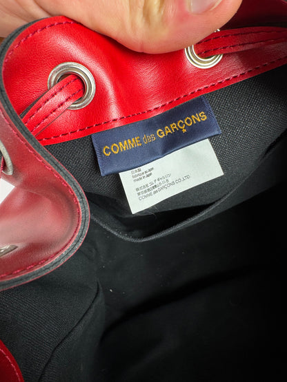 Vintage Comme Des Garçons Shoulder Bucket Bag Red