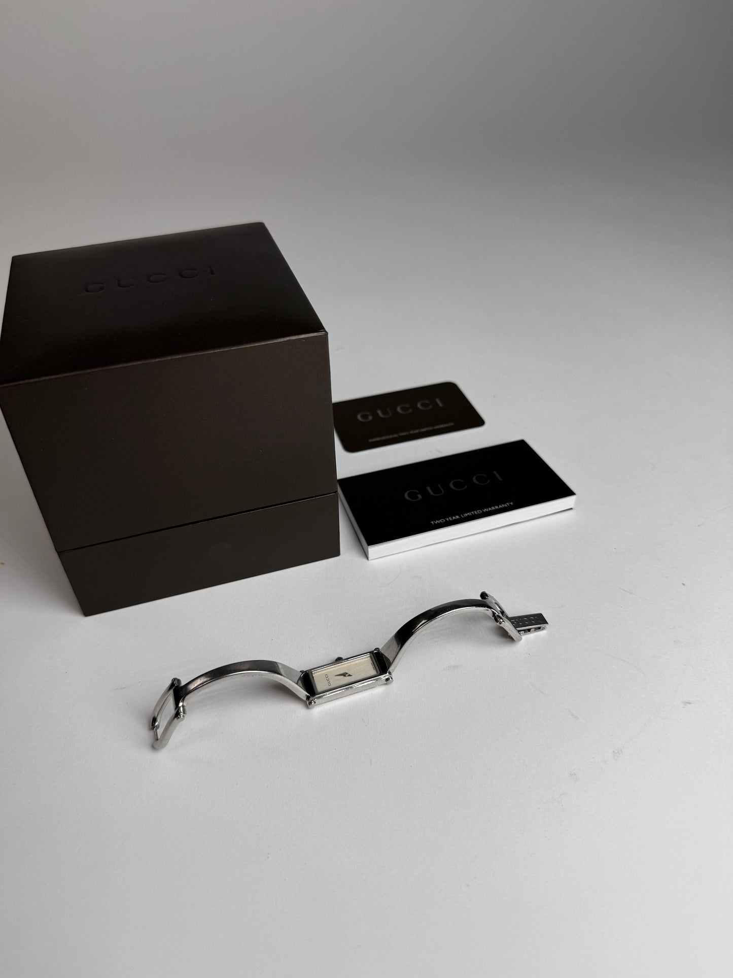 Vintage Gucci Horsebit Watch Steel Silver