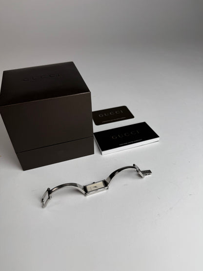 Vintage Gucci Horsebit Watch Steel Silver