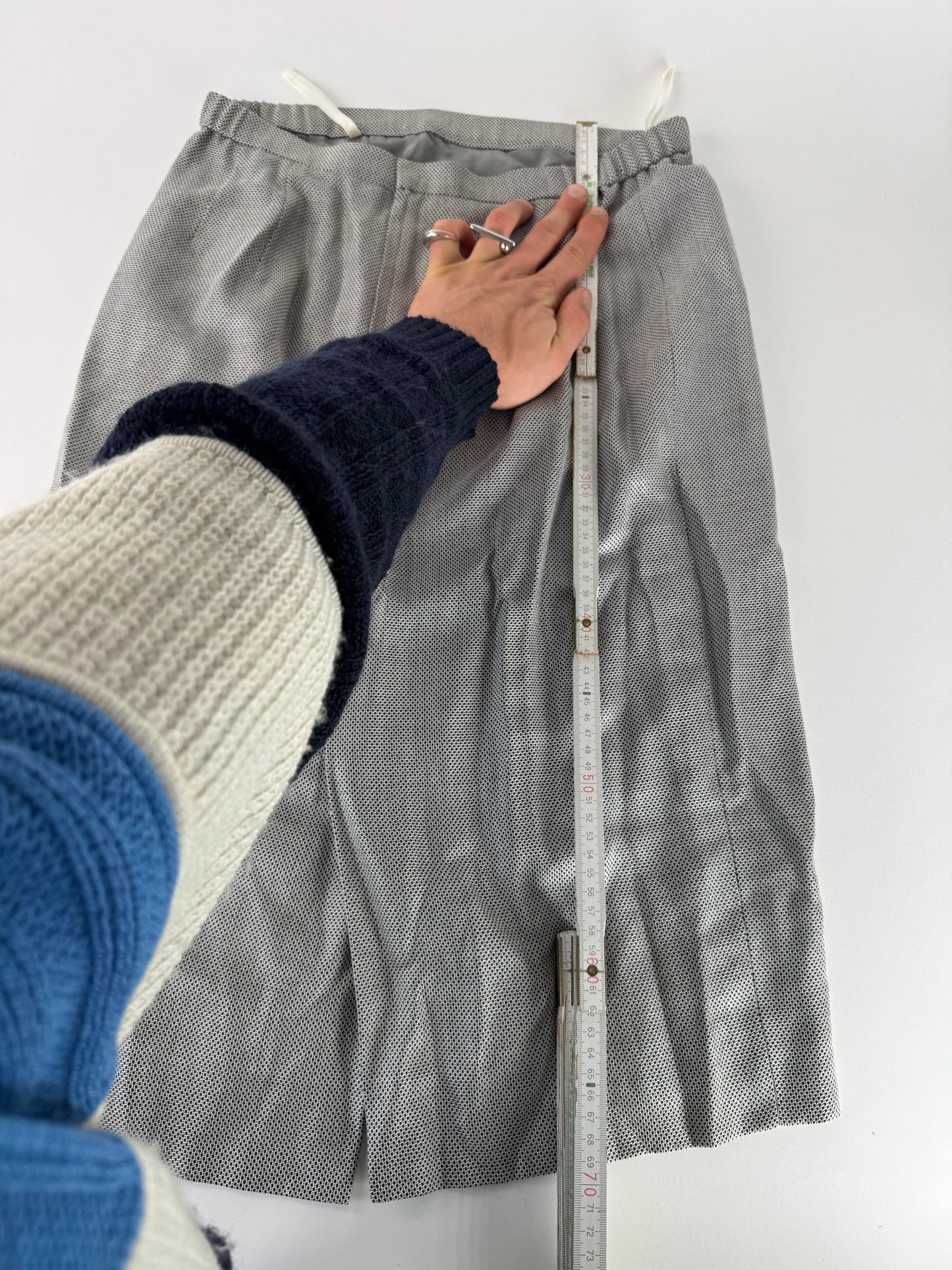 Vintage  Givenchy Wool Twin Set Grey 42/XL