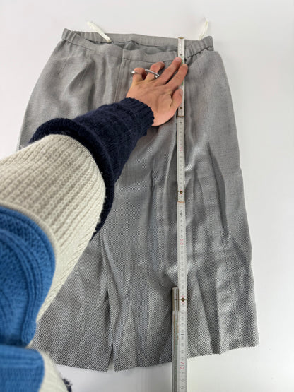 Vintage  Givenchy Wool Twin Set Grey 42/XL