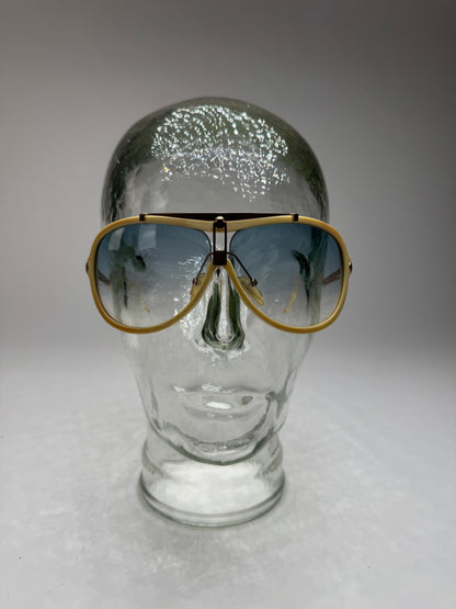 Vintage Loewe Madrid Aviator Sunglasses white